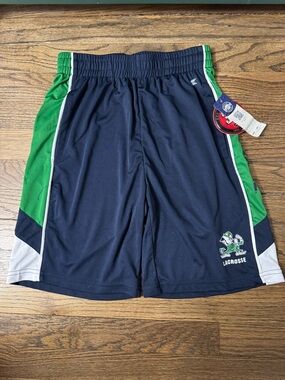 Colosseum Navy, Green and White Lacrosse Shorts for Kids